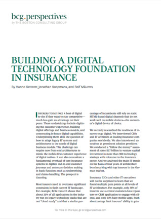 Download Building a Digital Technology Foundation in Insurance - Hanno Ketterer | ePub