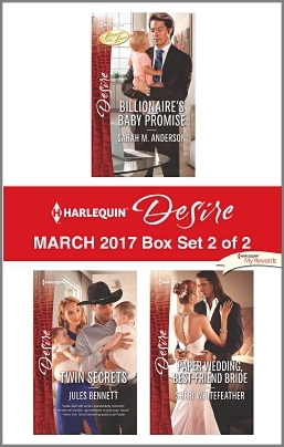 Download Billionaire's Baby Promise\Twin Secrets\Paper Wedding, Best-Friend Bride - Sarah M. Anderson | ePub