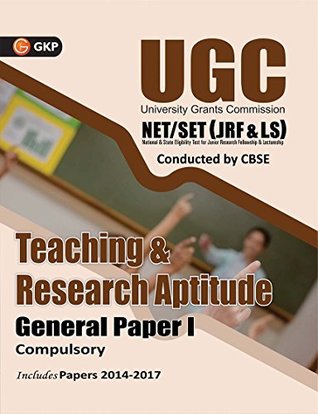Read Online UGC NET/SET (JRF & LS) Teaching & Research Aptitude General Paper - I 2018 - GKP file in PDF