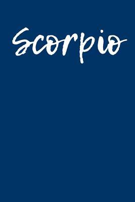 Full Download Scorpio: Blank Lined Journal - 6x9 - Zodiac Sign -  file in PDF