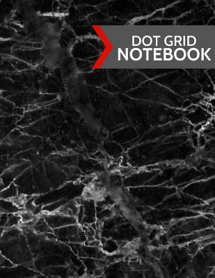 Full Download Dot Grid Notebook: Black Marble Modern Design: Softcover Paperback 120 Page, (Large 8.5 X 11) -  file in ePub