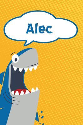 Read Alec: Personalized Shark Isometric Dot Paper Notebook for Kids 120 Pages 6x9 -  file in PDF