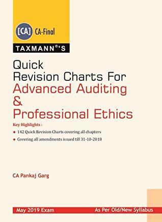 Full Download Quick Revision Charts For Advanced Auditing & Professional Ethics(CA-Final)(January 2019 Edition)(For May 2019 Exam- Old/New Syllabus) - Pankaj Garg | ePub