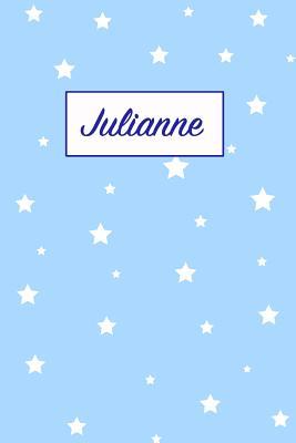 Read Online Julianne: First Name Personalized Notebook. College Ruled Journal. Pastel Pink Writing Diary with Stars Pattern for Girls and Women - Namester Publishing | ePub