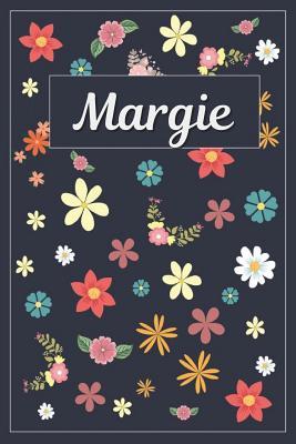 Read Online Margie: Lined Writing Notebook with Personalized Name 120 Pages 6x9 Flowers -  file in PDF