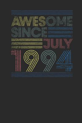 Read Awesome Since July 1994: Graph Ruled Notebook / Journal (6 X 9 - 5 X 5 Graph Ruled) - July Birthday Gift and July Anniversary Gift - Awesome Publishing file in ePub