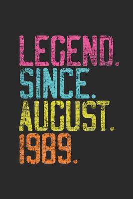 Read Legend Since August 1989: Dotted Bullet Journal (6 X 9 -120 Pages) for 30th Birthday Gift Idea for Women and Men - Legend Publishing file in PDF