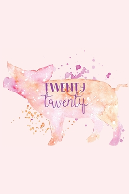 Download 2020 Daily Diary: A5 Full Day on a Page to View DO1P Planner Lined Writing Journal Pink & Purple Watercolour Pig Cover - Just Plan Books | ePub